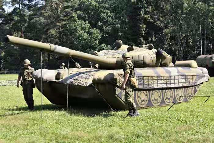 钦州大型军用充气坦克